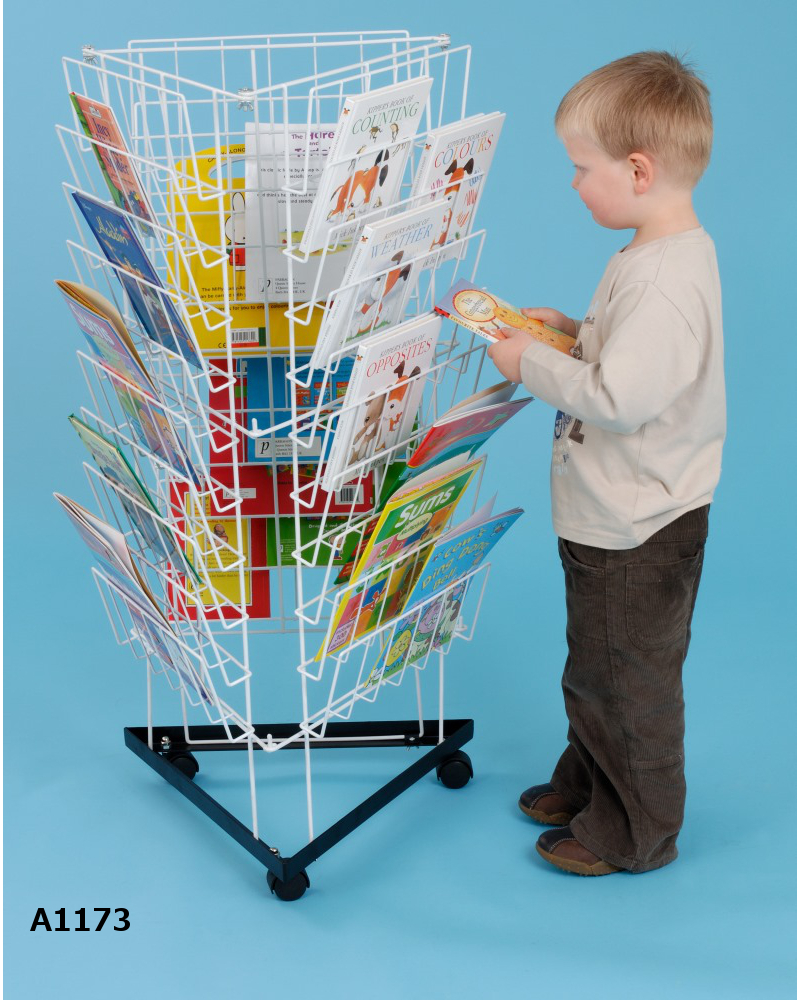 Wire book racks Lauren James Office Interiors Ltd