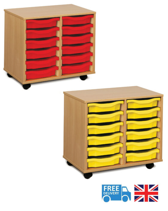 12 x single tray unit
