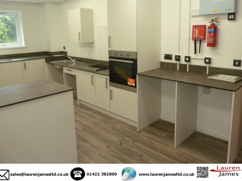 Kitchens for student accommodation Keele University